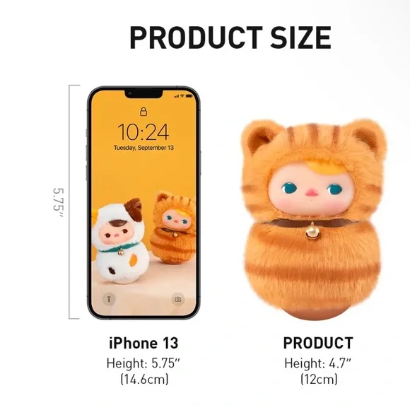 PUCKY Roly-Poly Kitty Series-Vinyl Plush Blind Box(pick one) - Picture 7 of 8